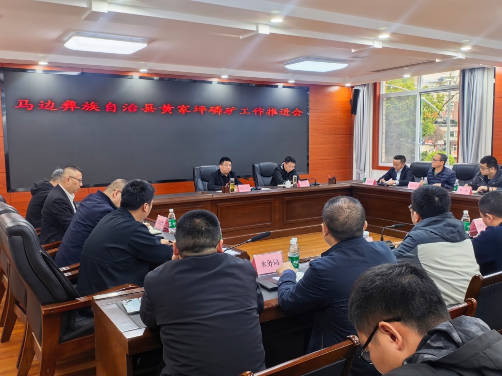 马边彝族自治县召开黄家坪磷矿工作推进会